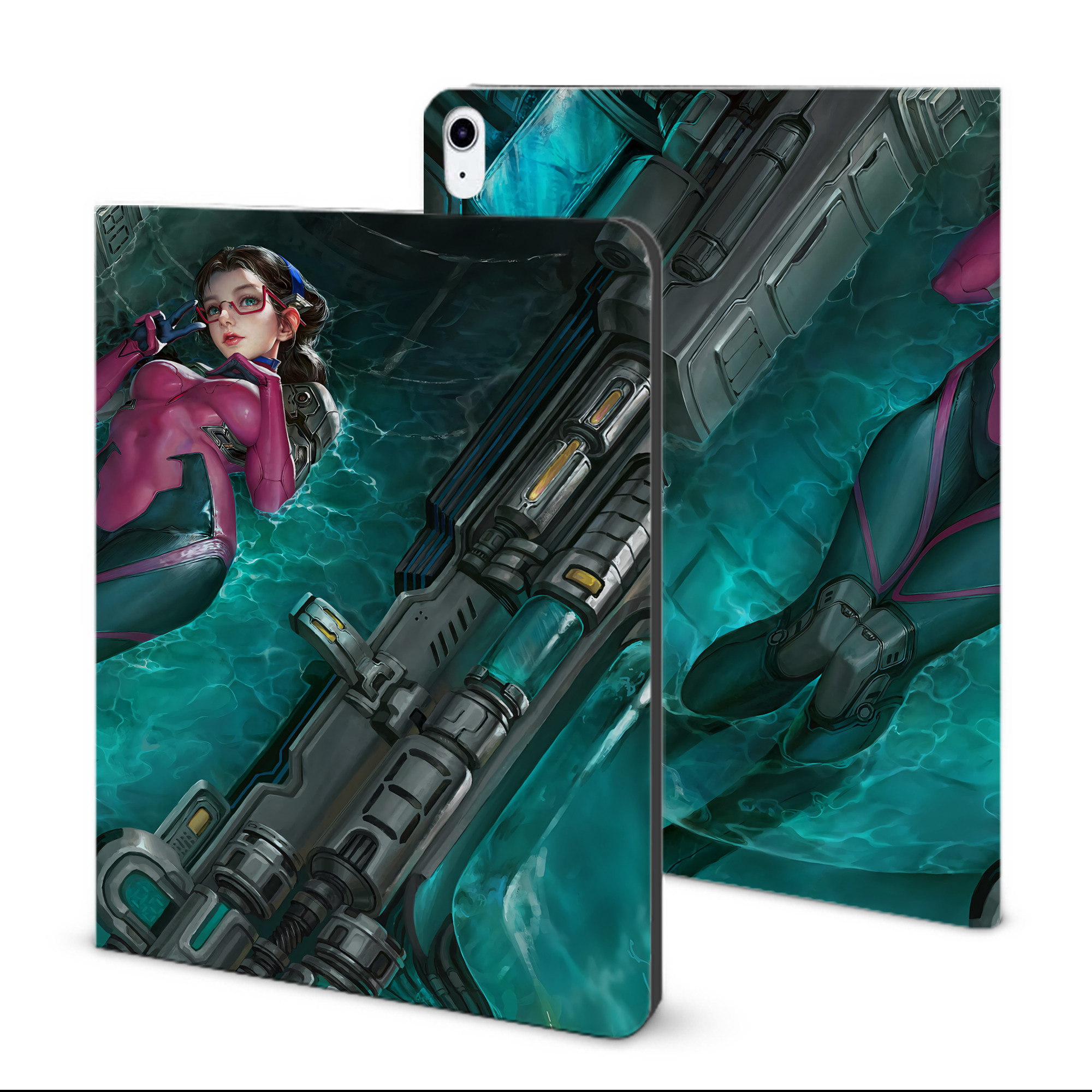 （画像用） EVA 新世紀エヴァンゲリオン IPad ケース ブック型 PUレザー TPU 耐衝撃 軽量 薄型 ペン収納なし 全面保護 IPad 各モデル対応